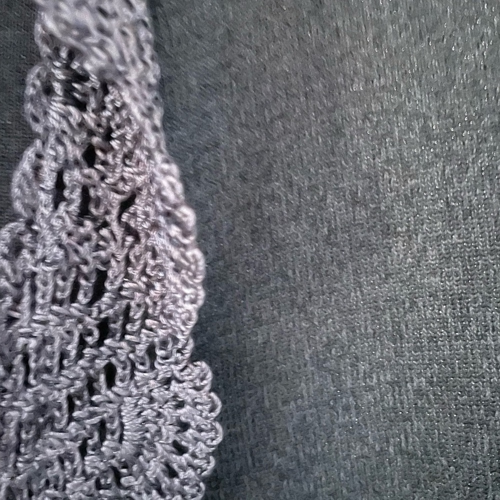 Dark gray coverup with a little sparkle.  Size XL. - Picture 5 of 6